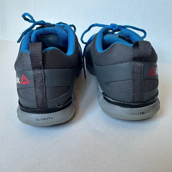 Reebok Blue Gray Cushion Hiking Camping Blokette Comfort Sneaker Men 8 Woman 10 - Picture 5 of 11